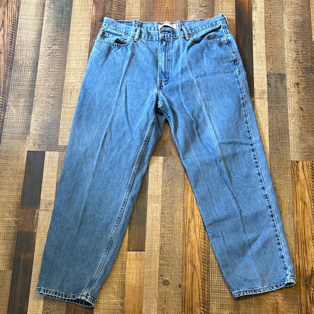 Men's Relaxed Fit Blue Jeans